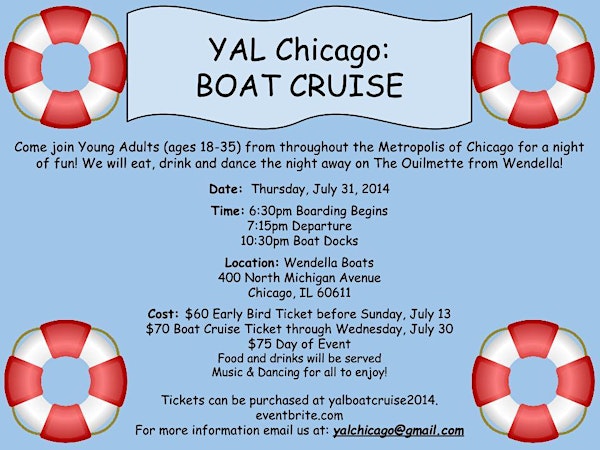 YAL Boat Cruise 2014
