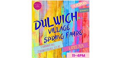 LK SPRING ARTISAN CRAFT AND GIFT FAYRE DULWICH VILLAGE primary image