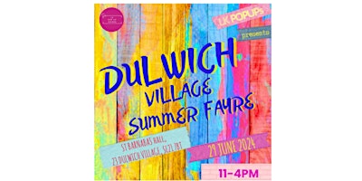 LK SUMMER ARTISAN CRAFT AND GIFT FAYRE DULWICH VILLAGE primary image