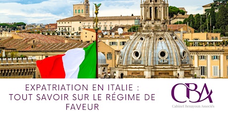Image principale de Expatriation en Italie : tout savoir sur le régime de faveur