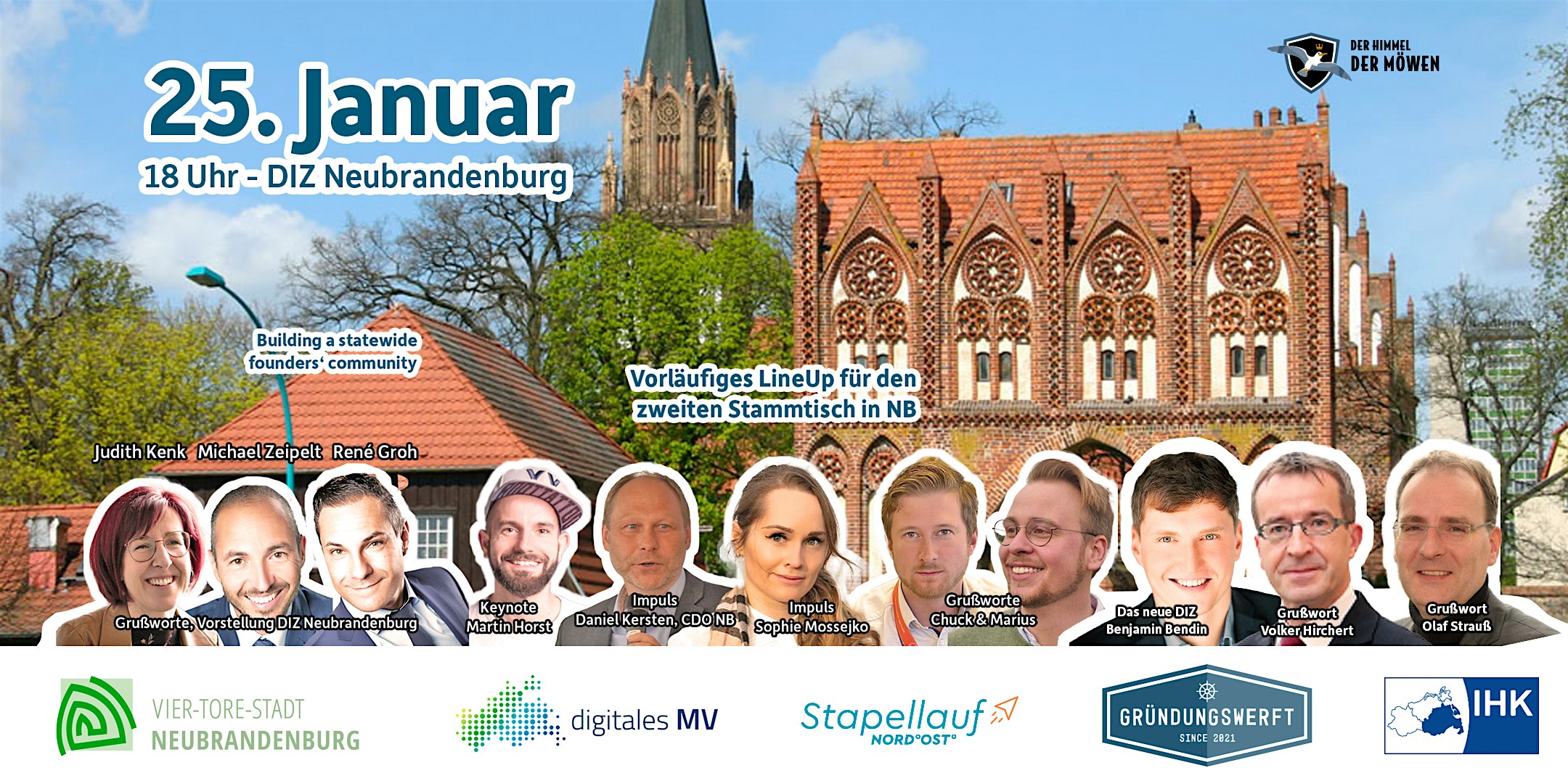 Veranstaltungsbild für die Veranstaltung 2. Gründungsstammtisch Region Neubrandenburg