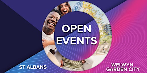 Hauptbild für Open Events | Welwyn Garden City Campus