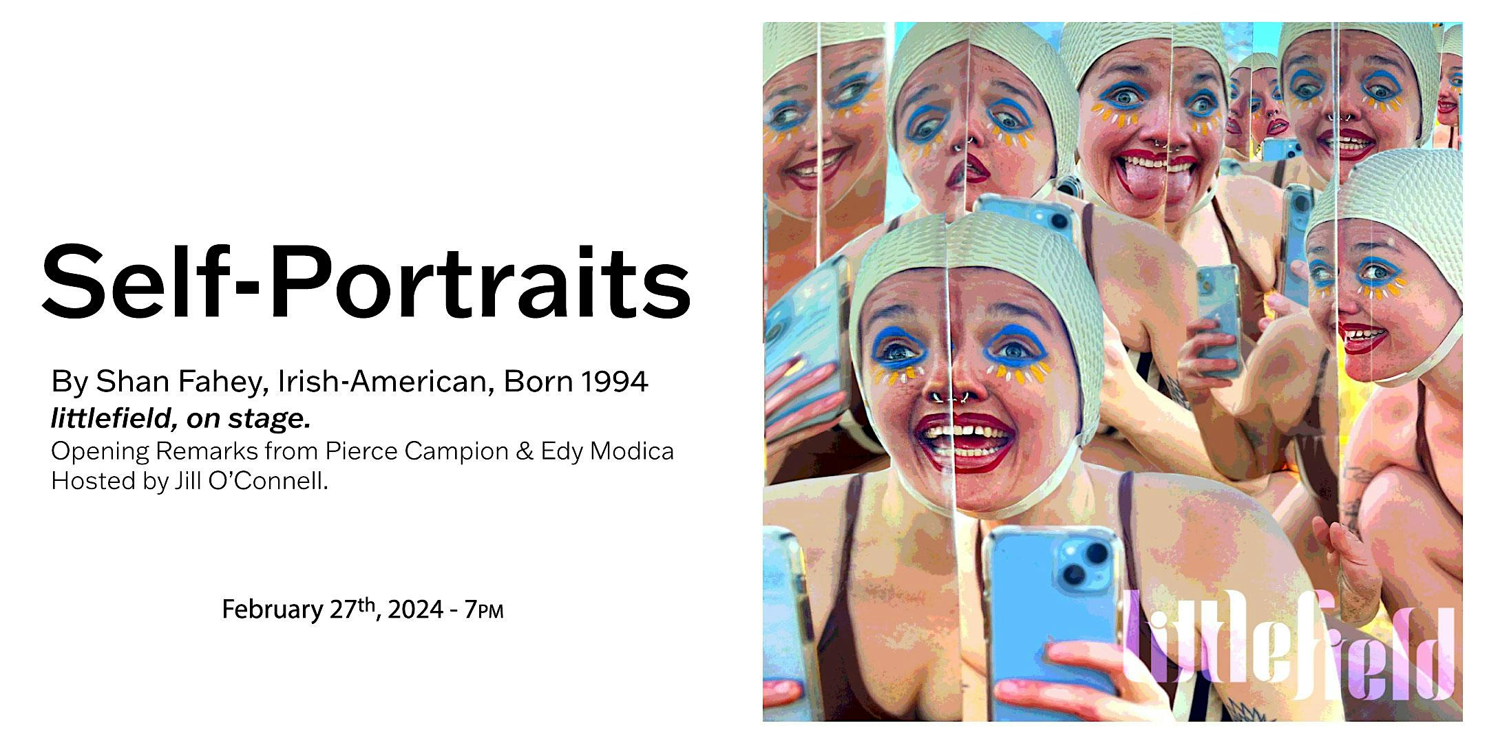 ☻ Self-Portraits ☻ | by Shan Fahey, Irish-American, Born 1994