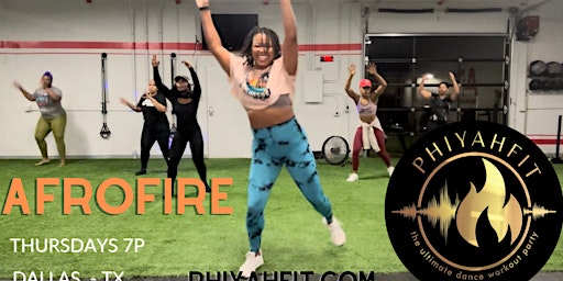 Imagem principal do evento Afrofire! Thursdays-the Hottest AFRO WORKOUT CLASS in Dallas