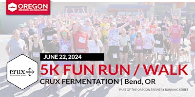 Image principale de 5k Beer Run x Crux Fermentation Project | 2024 OR Brewery Running Series
