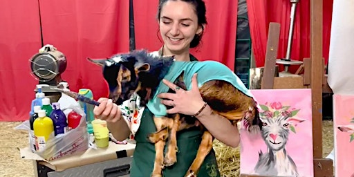 Imagem principal do evento Goat Cuddles Paint & Sip
