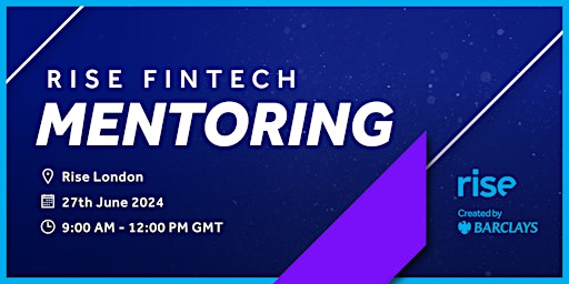 Rise FinTech  Mentoring primary image