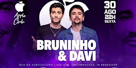 Bruninho e Davi + Samba Livre Ao vivo na Apple Club