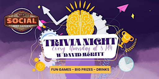 Immagine principale di Trivia Night Every Thursday Social Beer Garden HTX| Houston TX 