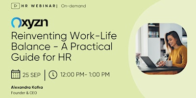 Reinventing Work-Life Balance - A Practical Guide for HR primary image