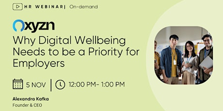 Why Digital Wellbeing Needs to be a Priority for Employers
