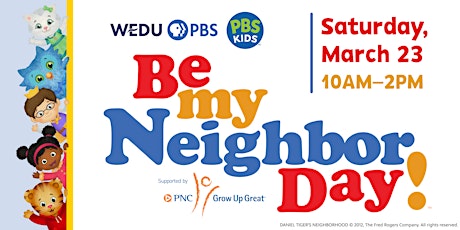 Imagen principal de WEDU PBS KIDS Be My Neighbor Day