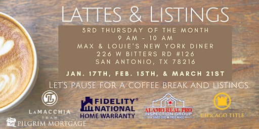 Imagem principal do evento Lattes & Listings - Coffee, Community & Listings