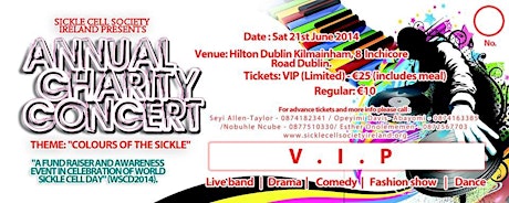 Sickle Cell Society Ireland Annual Charity Concert primary image
