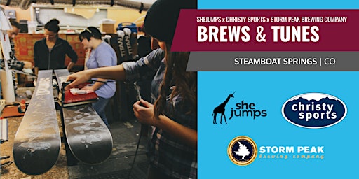Imagem principal do evento SheJumps x Christy Sports | Brews and Tunes | Steamboat Springs, CO