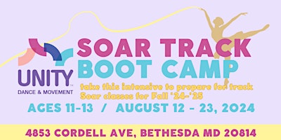 Primaire afbeelding van Track SOAR Boot Camp (Aug 12 - 23)