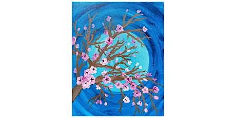 Imagem principal do evento The Wandering Griffin - Cherry Blossoms - Paint Party