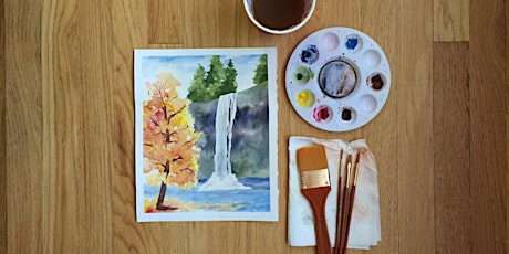 Watercolors Made Easy: Silver Falls in Autumn