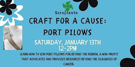 Craft for a Cause: Sewing Port Pillows with Nan primary image