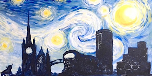 Primaire afbeelding van SOLD OUT! Paint Starry Night Over Birmingham! Birmingham