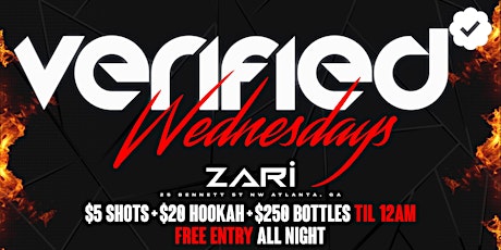 Verified Wednesdays at Zari