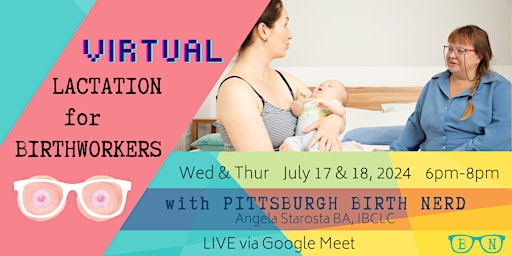 Imagen principal de VIRTUAL Lactation for Birthworkers - July 2024