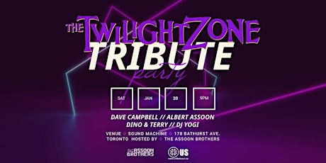 Hauptbild für Twilight Zone Tribute Party 2024 at Sound Machine