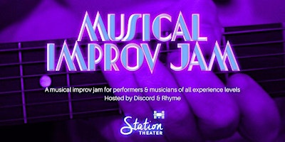 Musical Improv Jam: An Improvised Singing Jam for Performers & Students primary image