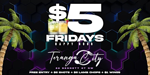 $5 Fridays at Teranga City  primärbild