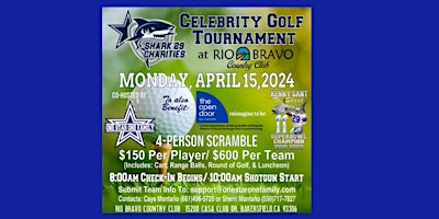 Primaire afbeelding van Shark 29 Celebrity Golf Tournament.California