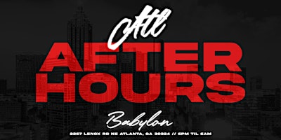 Primaire afbeelding van Friday After Hours at Babylon