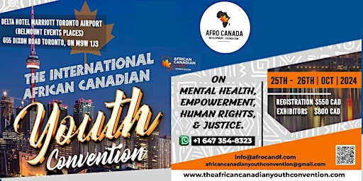 Image principale de The  International  African  Canadian  Youth  Convention  2024