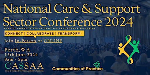 Imagem principal do evento National Care and Support Sector Conference