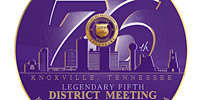 Imagen principal de 76th Fifth District Meeting -- Souvenir Ad Booklet