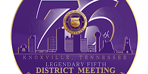 Primaire afbeelding van 76th Fifth District Meeting -- Souvenir Ad Booklet