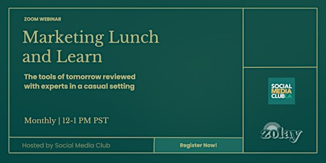 Marketing Tools of Tomorrow | Lunch & Learn Series