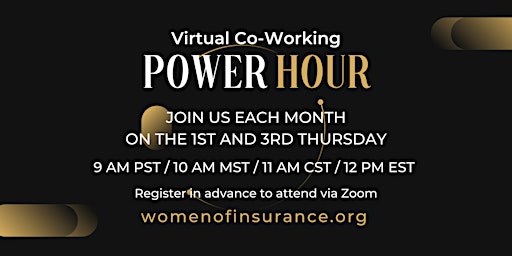 Virtual Co-Working Power Hour primary image