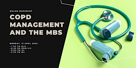 Imagen principal de COPD Management and the MBS - Online 2024
