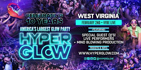 Hauptbild für HYPERGLOW "America's Largest Glow Party" - West Virginia