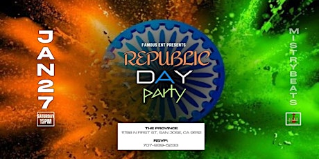 Primaire afbeelding van REPUBLIC DAY PARTY | PROVINCE LOUNGE | San Jose