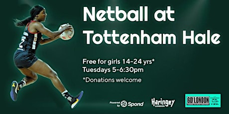 Free Netball Haringey - Women and Girls 14-26 year olds only!