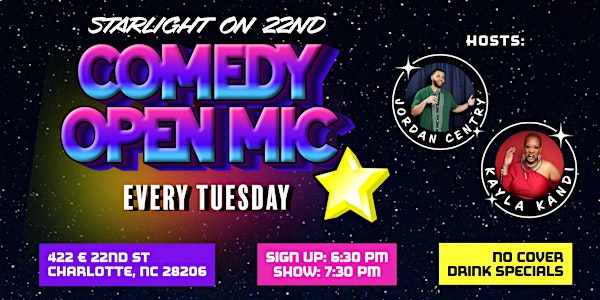 Comedy Night @ Starlight on 22nd