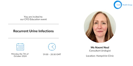 FREE CPD Education Session on Recurrent Urine Infections