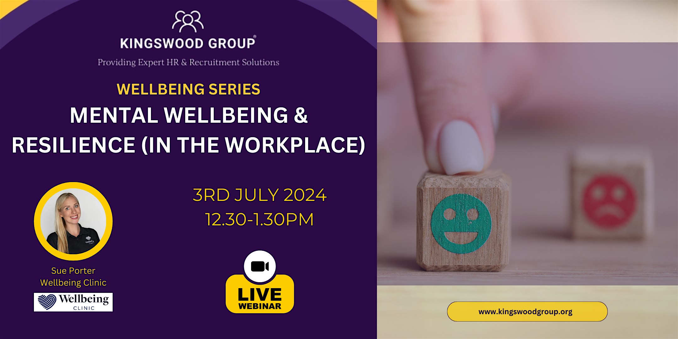 Wellbeing Series – Mental Wellbeing & Resilience (in the workplace)