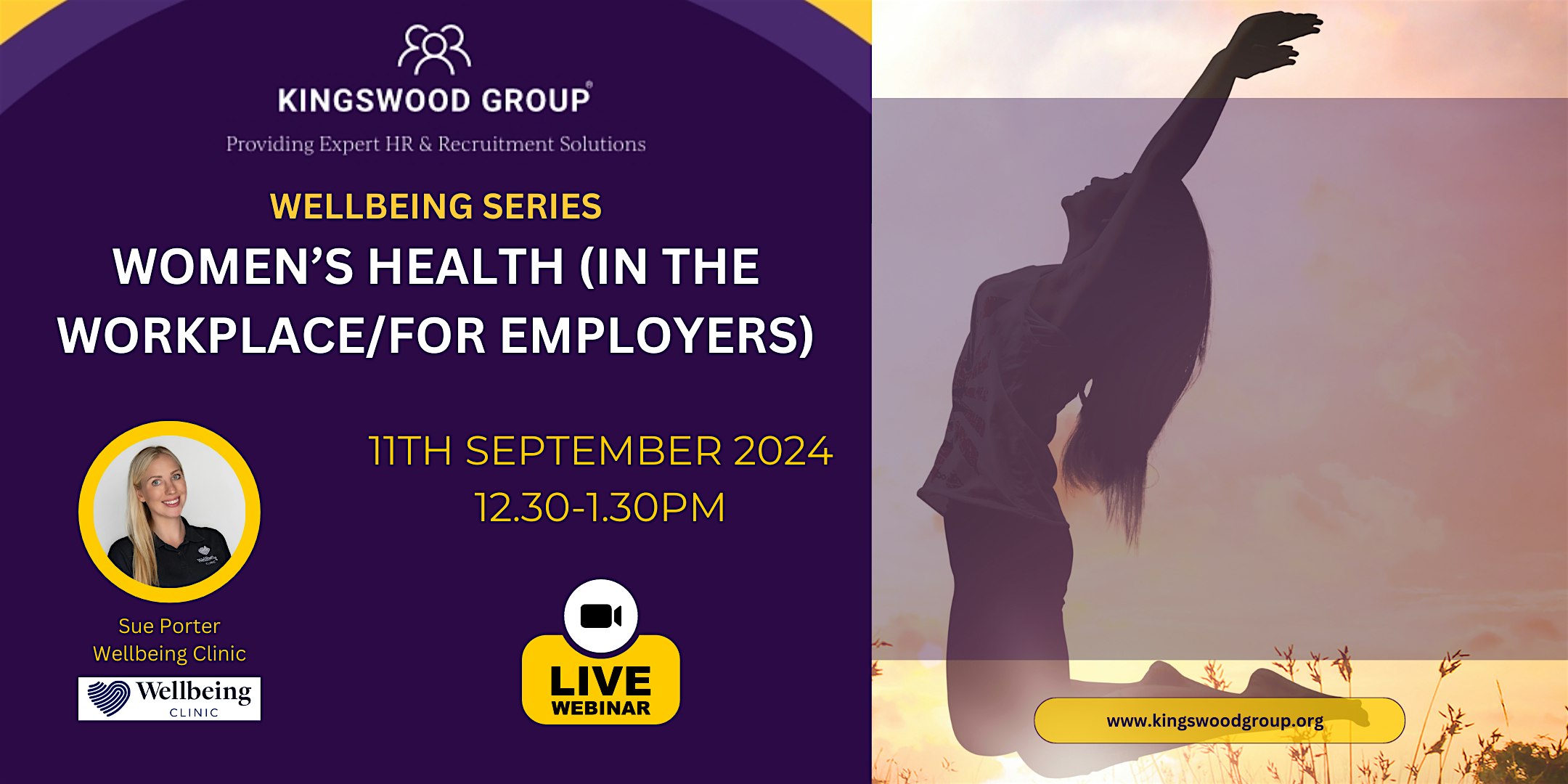 Wellbeing Series – Women’s health (in the workplace/for employers)