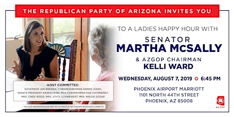 Ladies Happy Hour with Arizona Senator Martha McSally primary image