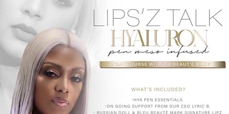 Lipsz Talk ~ Hyaluron Pen Meso Infusion 2 Day Beginners Course •DC
