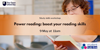 Hauptbild für Power reading: boost your reading skills  (11:00  - 12:30)