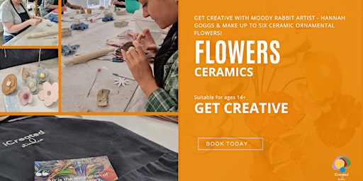 Ceramic Ornamental Flowers Workshop primary image