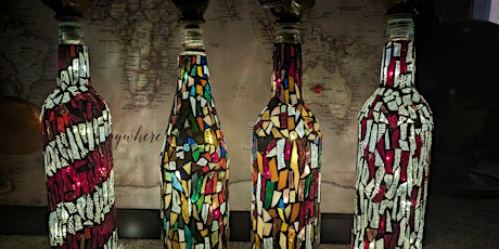 Exploring the Arts: Magical Mosaic Wine Bottle